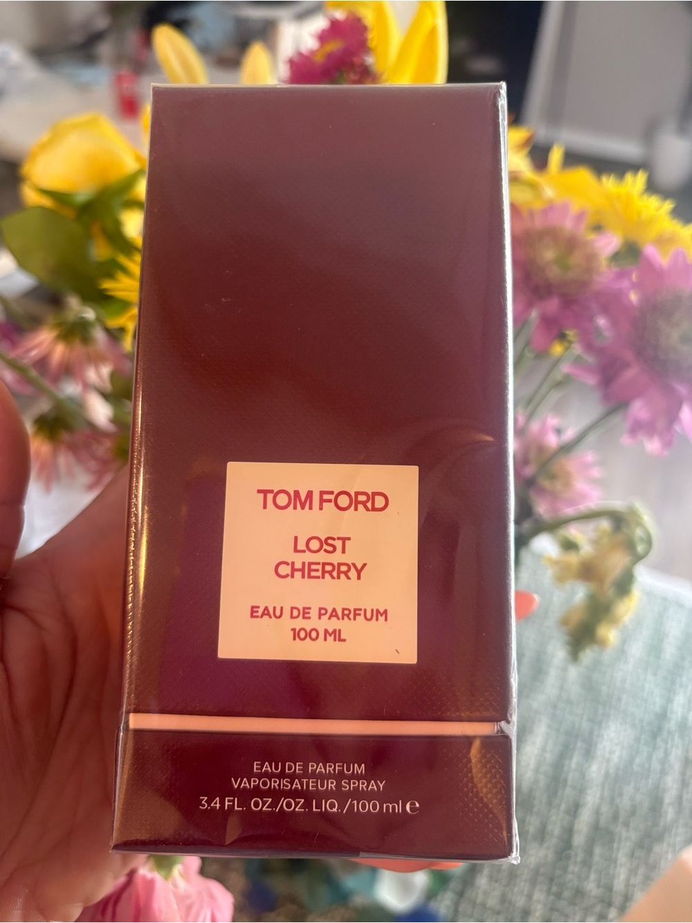 Tom Ford Lost Cherry Box in Deep Burgundy - Picture 2 of 6